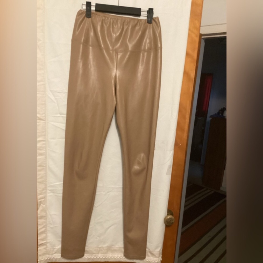 ARITZIA WILFRED FREE FAUX LEATHER SKINNY PULL ON PANTS sz M